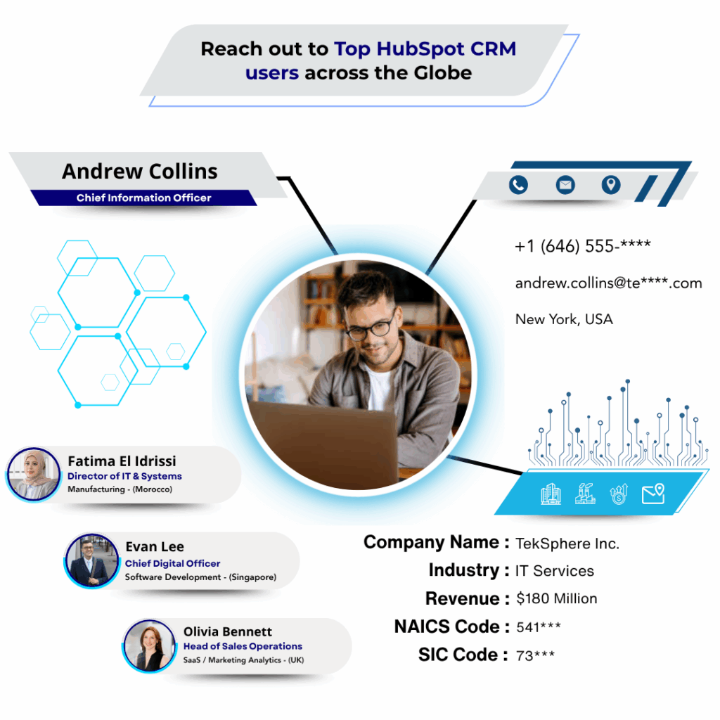 HubSpot CRM Users Email List by Data Maelumat