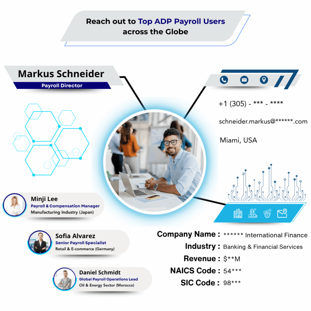 ADP Payroll users email list by Data Maelumat