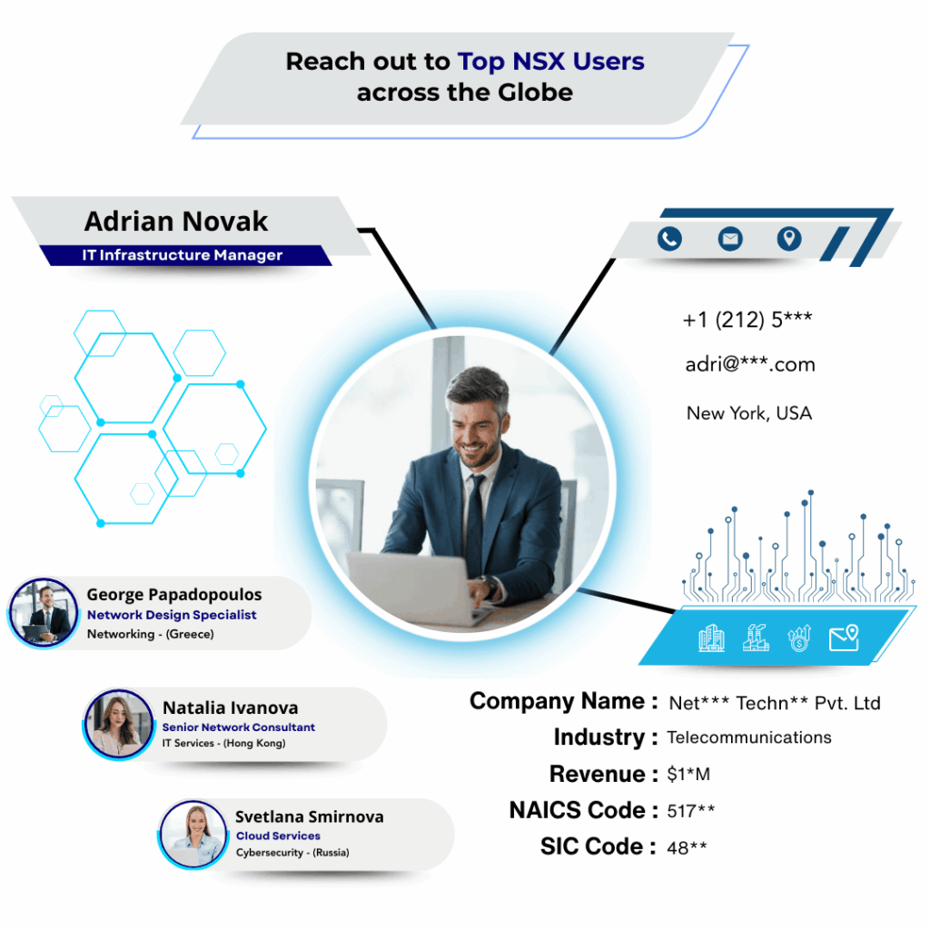 NSX Users Email List by Data Maelumat