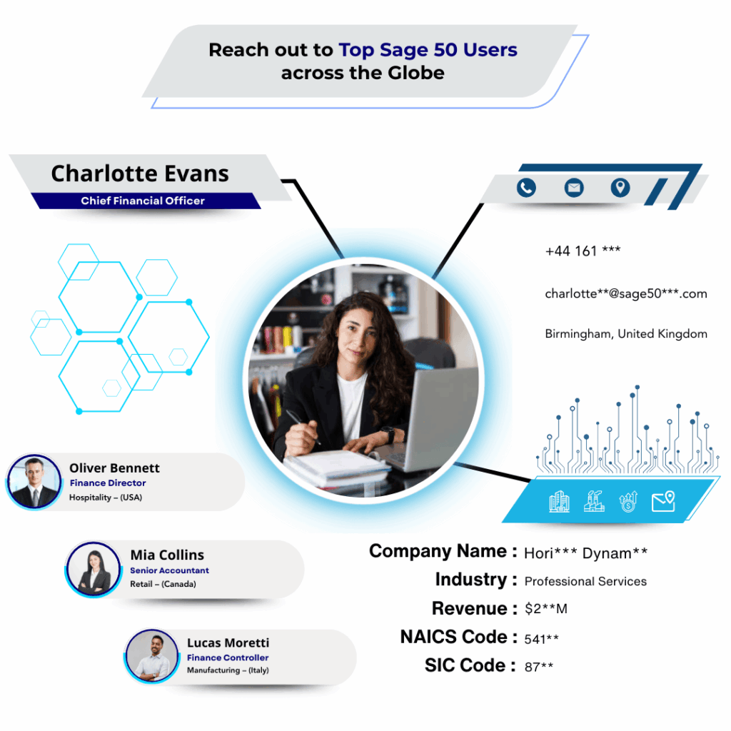 Sage 50 Users Email List by Data Maelumat