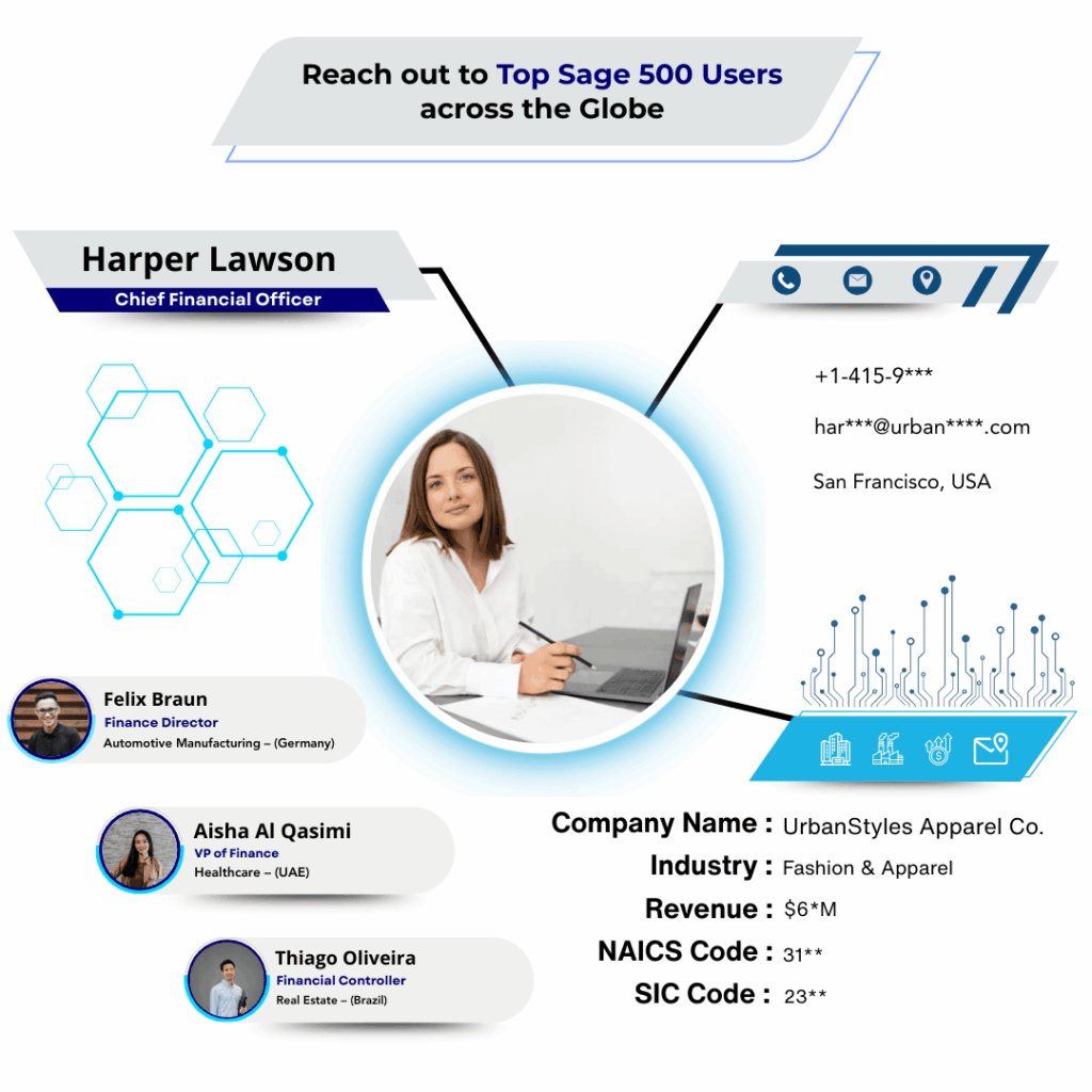 Sage 500 Users Email List by Data Maelumat