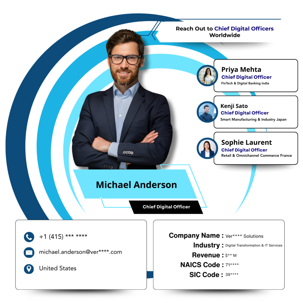 Reach Out to Chief Digital Officers Worldwide by Data Maelumat