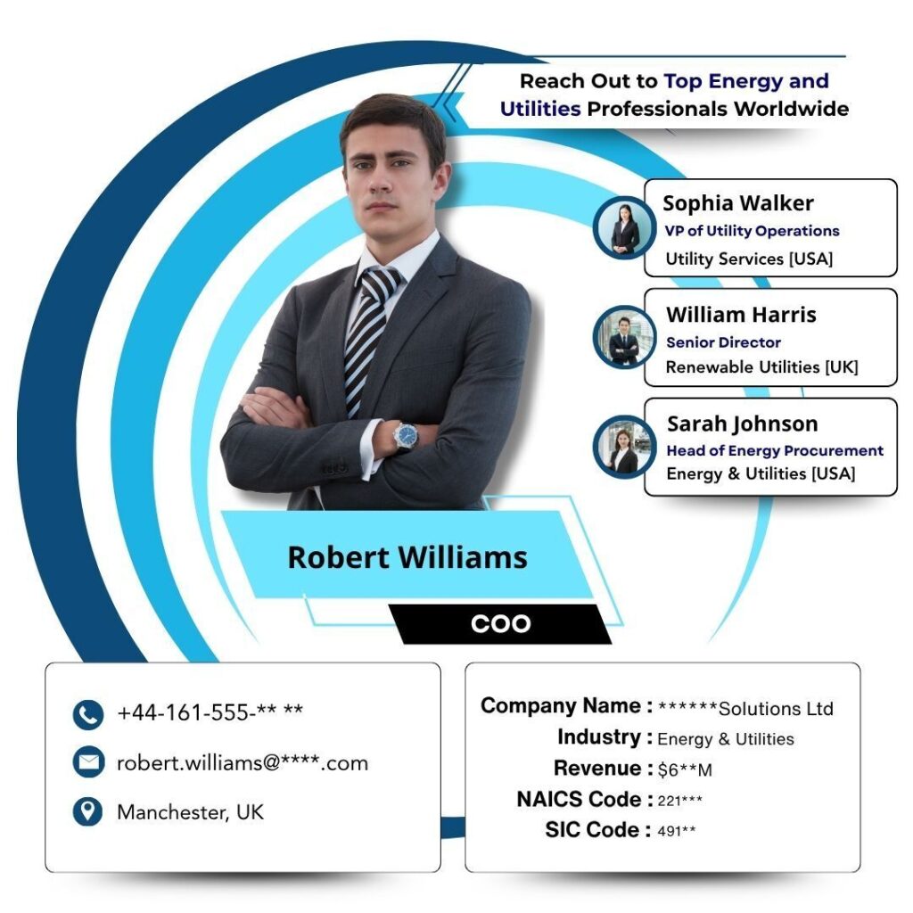 Energy and Utilities Email List by DM