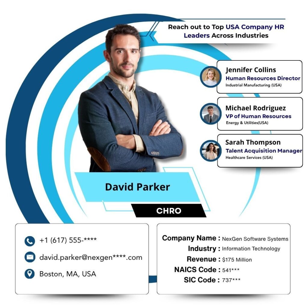 Reach out to Top USA Company HR Leaders Across Industries