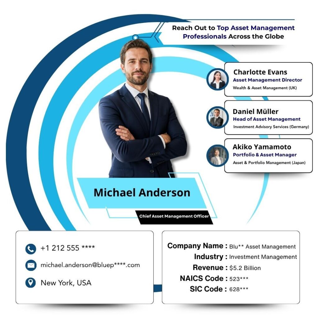 Reach Out to Top Asset Management Professionals Across the Globe