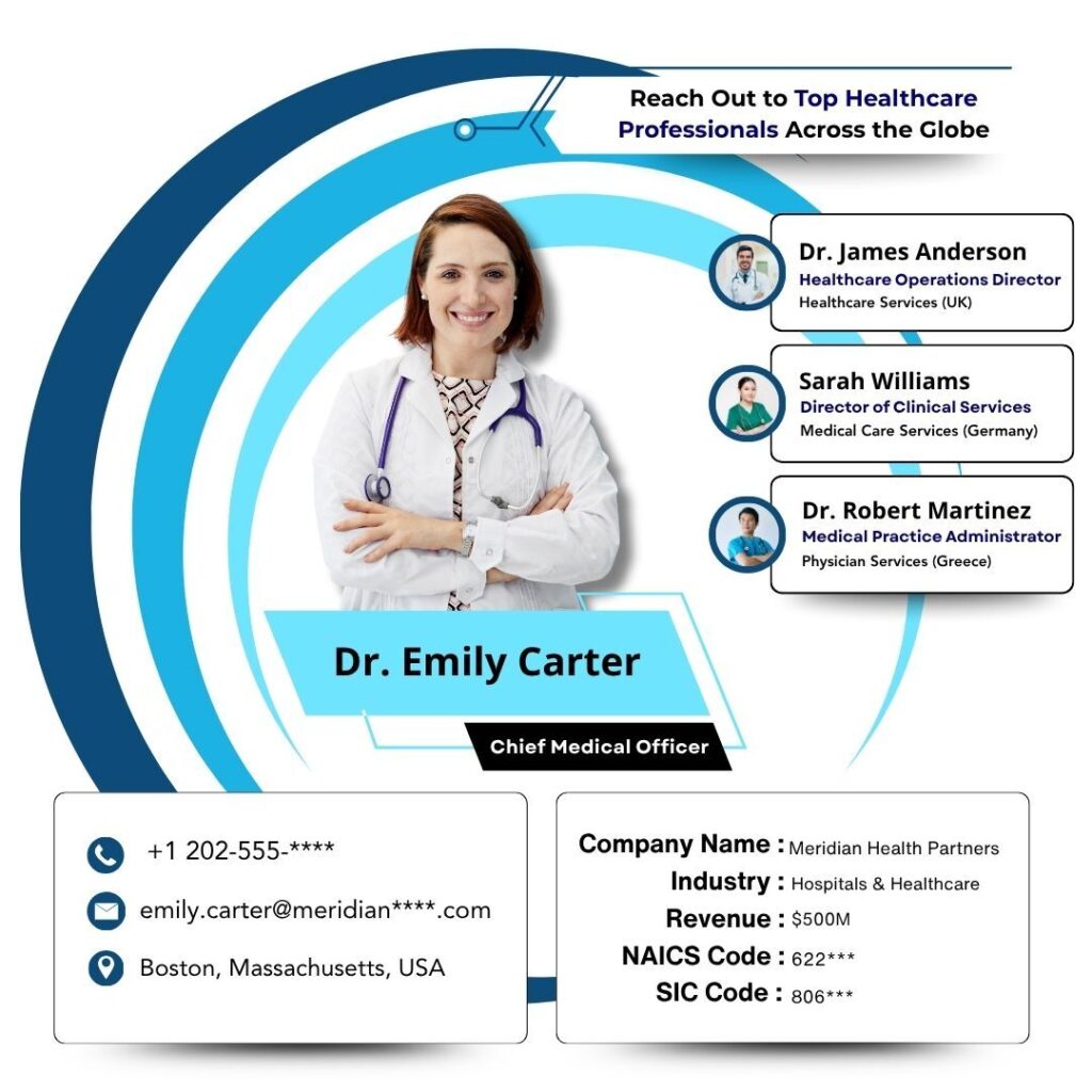 Reach Out to Top Healthcare Professionals Across the Globe