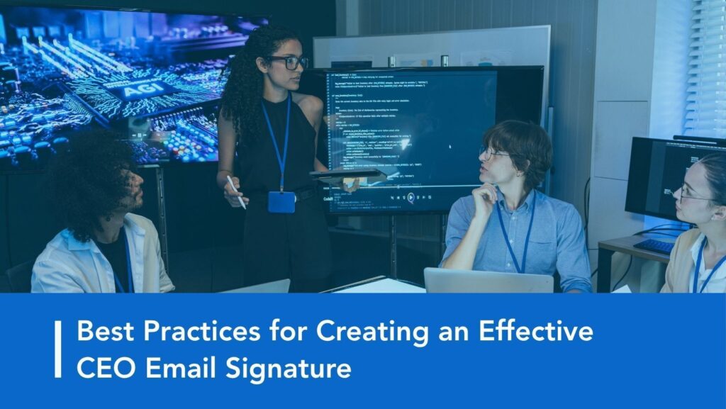 Effective CEO Email Signature
